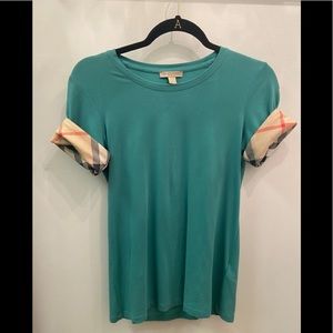 Burberry Brit Teal T-shirt Size S
